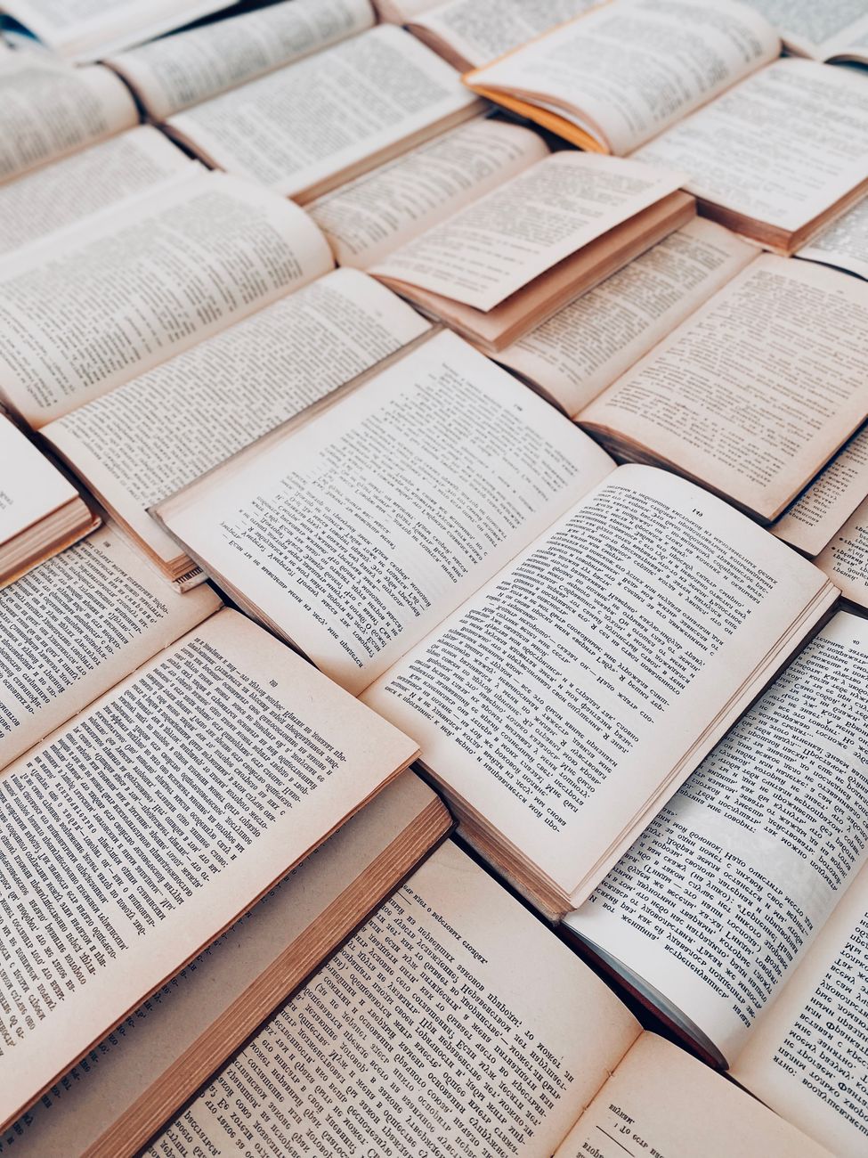 pages of open books